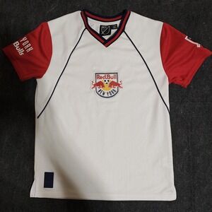New York Red Bulls MLS Soccer Jersey Youth 11-12 White Home Kit